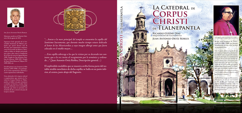 Portada de libro: La Catedral Corpus Cristi de Tlalnepantla